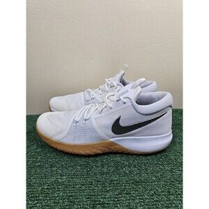 Nike Zoom Assersion Mens Basketball Shoes White Chrome Gum Size 14 917505-101
